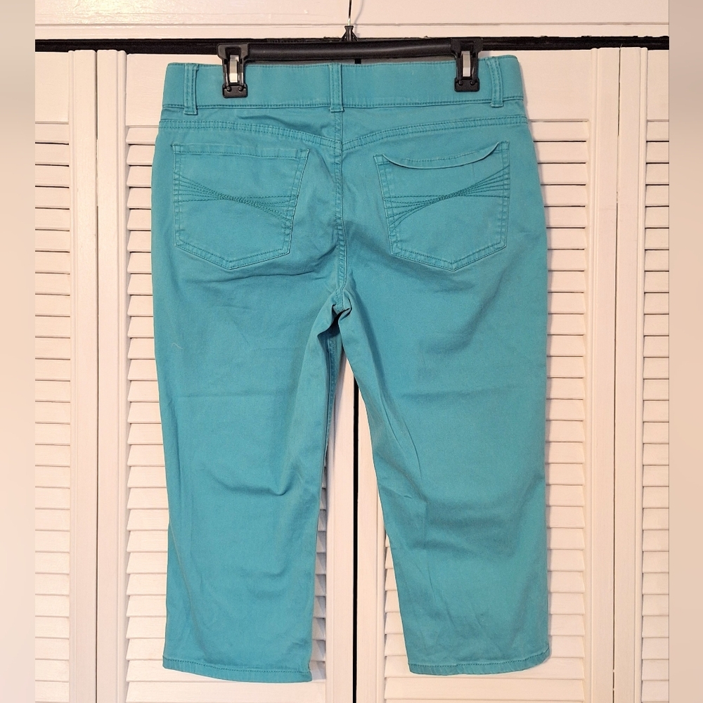 Lee Riders Jegging Capri Jean's Sz 10 M *T - Picture 3 of 5